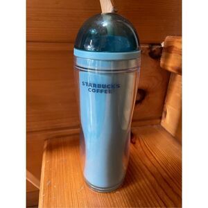 Starbucks - Blue Travel Tumbler Mug - 2008